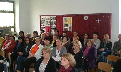 Na predavanju o ženama - same žene