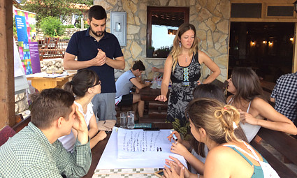 Filip Golubov i Mila Lečić (lijevo), Đorđe Jovićević i Marija Stevuljević (stoje)