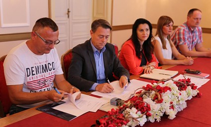 Direktor Darko Vojtek i zamjenik župana Goran Ivanović