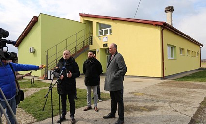 Osječko-baranjski župan Ivan Anušić u Grabovcu