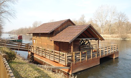 Mlin na Muri kod sela Žabnika u Međimurju