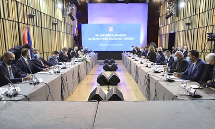 Sjednica Savjeta za Slavoniju, Baranju i Srijem u Pleternici