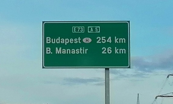 Udaljenost od čvorišta 'Osijek' do čvorišta 'Beli Manastir'