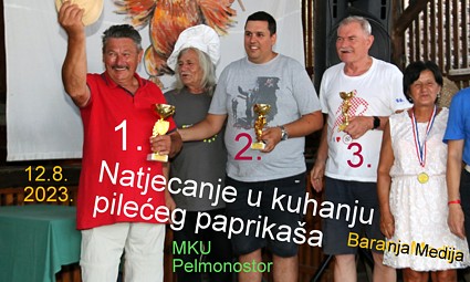 Pobjednici u kuhanju pilećeg paprikaša