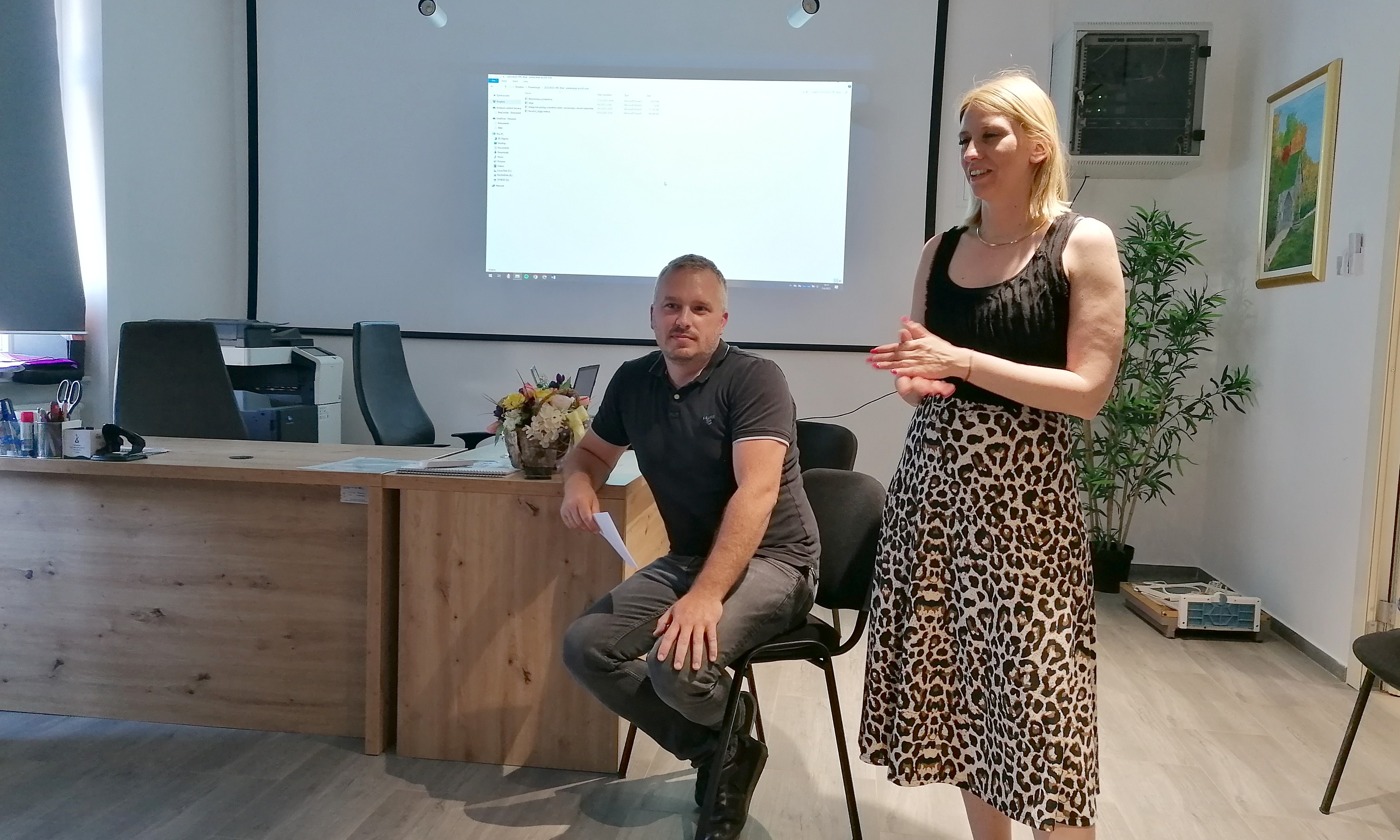 Predavači Marin Kovačić i Ivana Plaščak