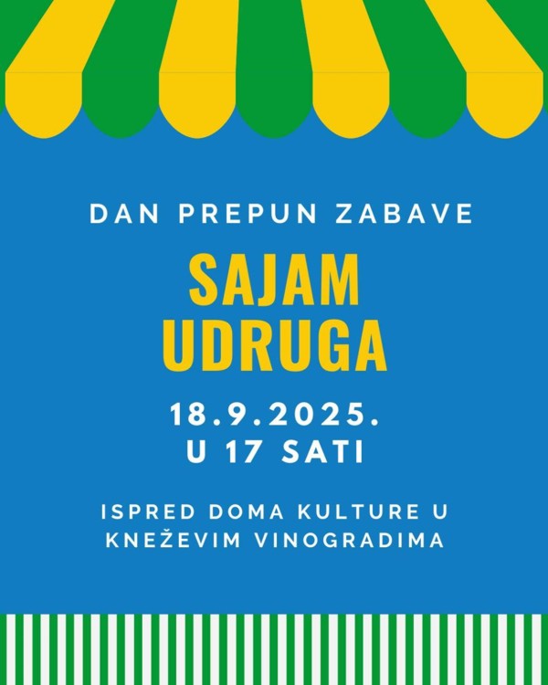 Sajam udruga u Kneževim Vinogradima