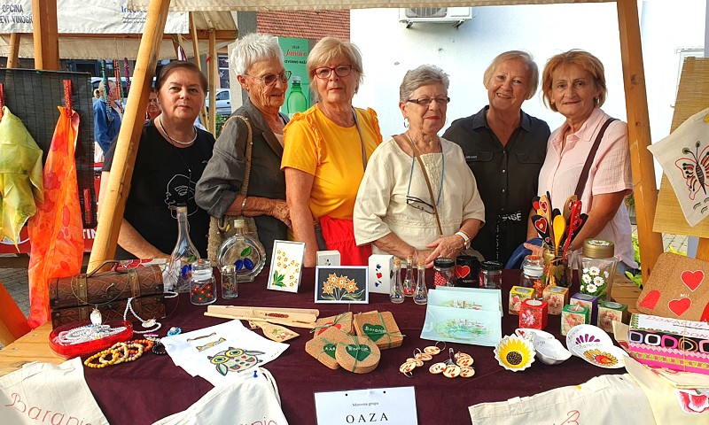 Štand Mirovne grupa Oaza na Sajmu udruga u Kneževim Vinogradima