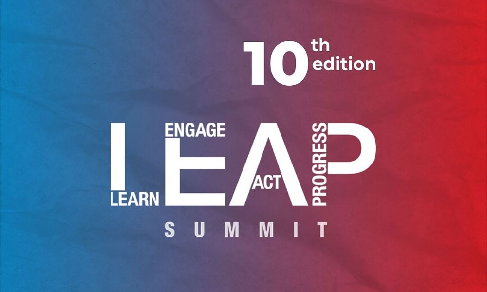 Plakat "LEAP summita"